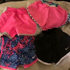 BUNDLE Nike girls Qty 6 swimming shorts